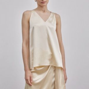 Silk Madison Aline tank top 100% silk